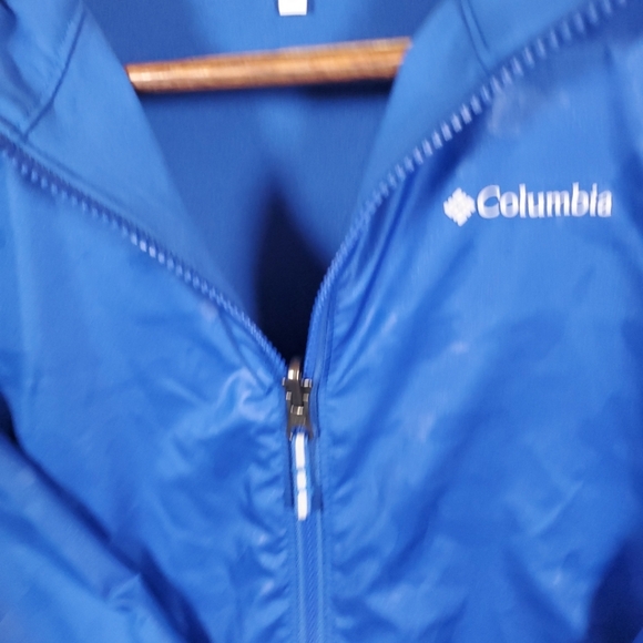 Colombia Reversable Hooded Windbreaker Blue Womens XL 5SRL008 - Picture 3 of 13
